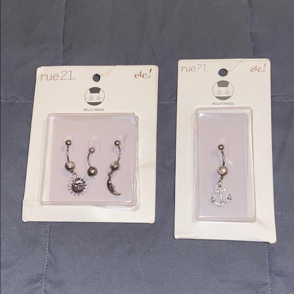 Rue21 Jewelry - 🆕 Silver Belly Rings (Bundle of 4)